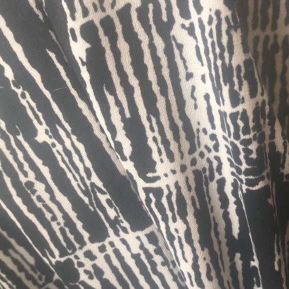 Slimming daisy fuentes black and white twist top l - Picture 3 of 6